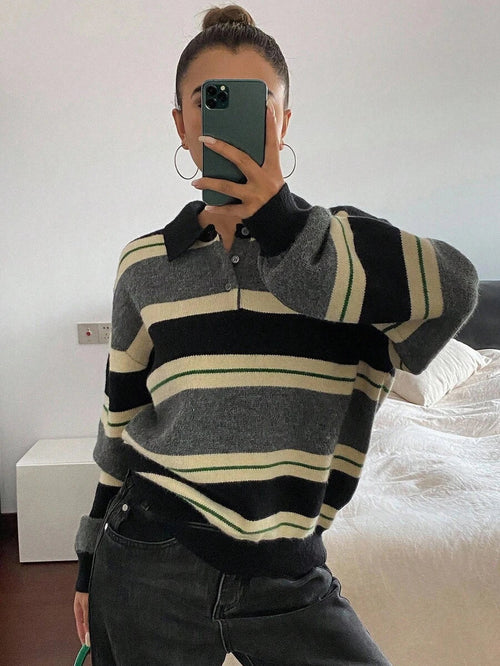STRIPED POLO