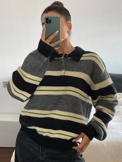 STRIPED POLO