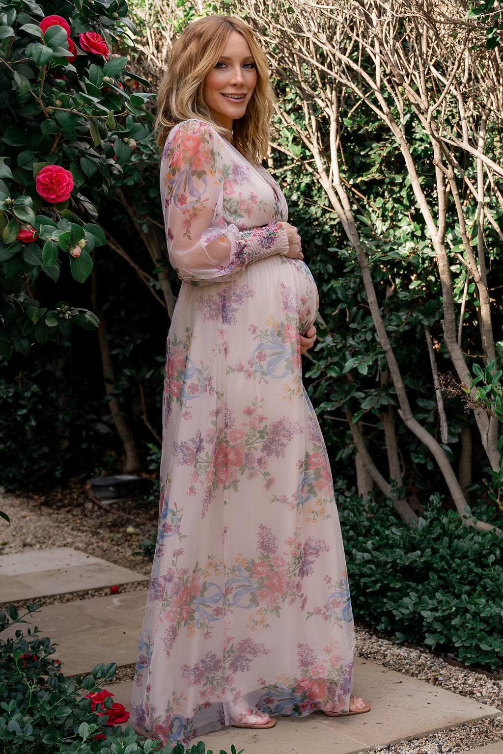 Layla Tulle Maxi Dress | Romantic Floral